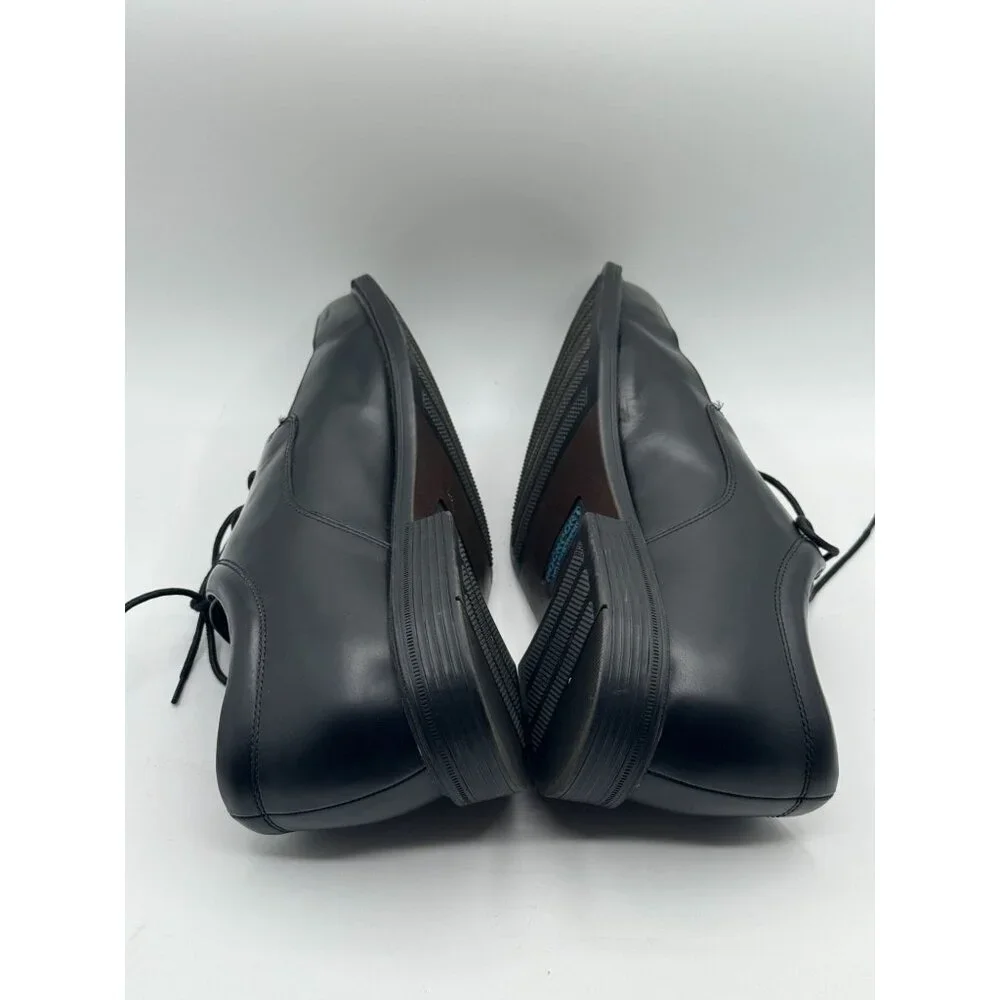 Rockport oxfort black leather mens lace up medium size 13 - Picture 4 of 10